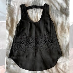 Black dress tank